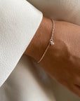 New Bud drop bracelet silver