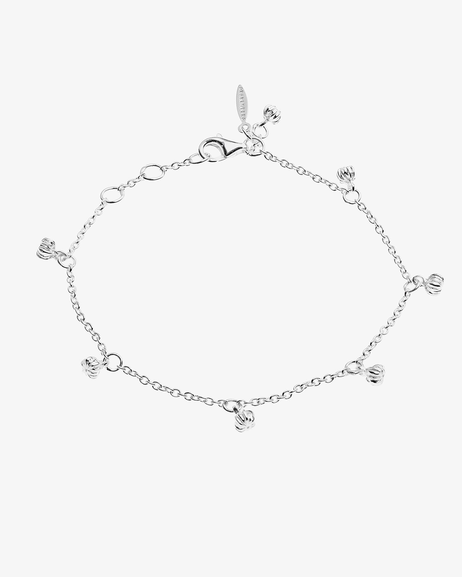 New Bud drop full bracelet silver