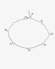 New Bud drop full bracelet silver