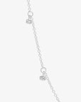 New Bud drop full necklace silver