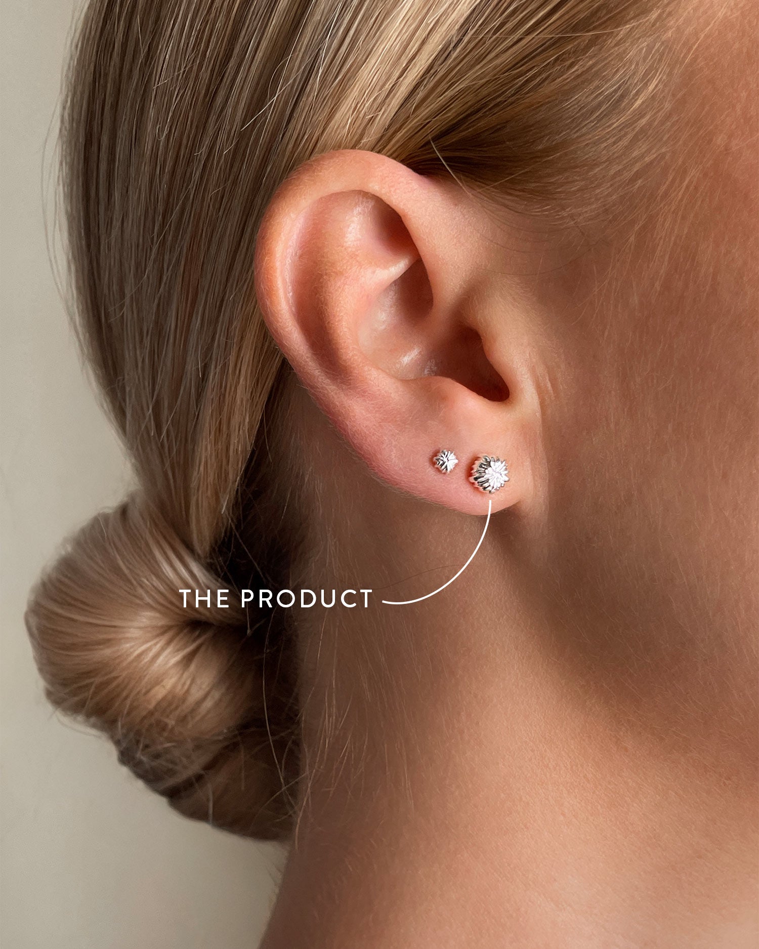 New Bud studs silver