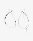 Ocean big earrings silver