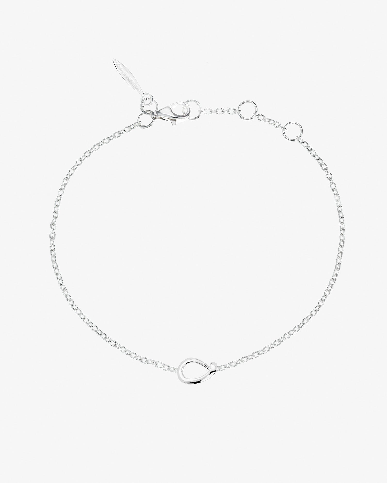 Ocean drop bracelet silver