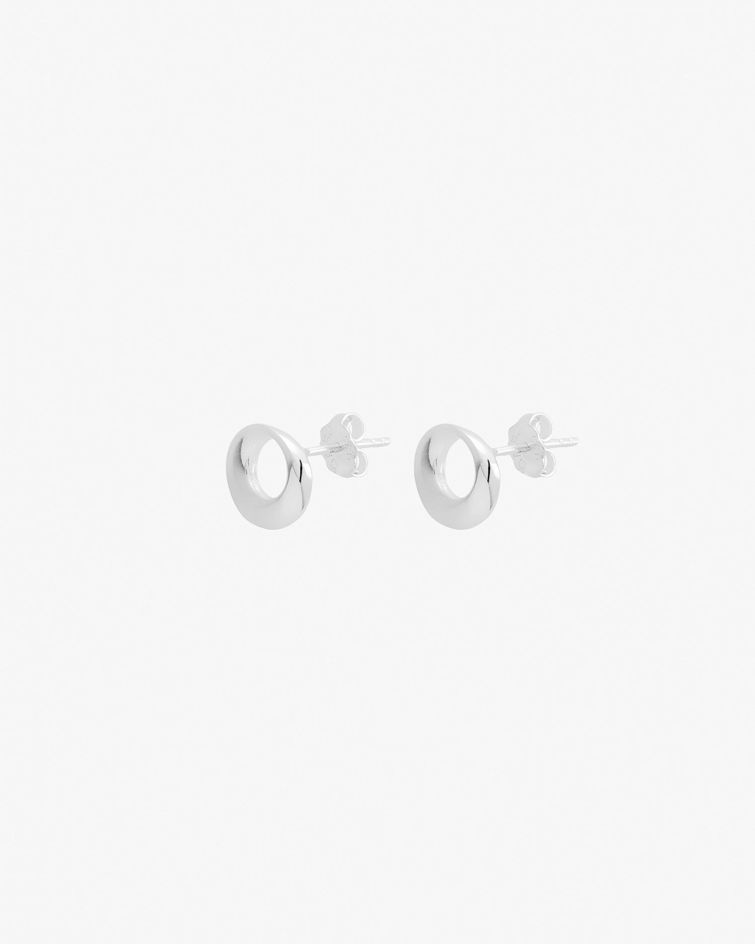 Orbit drop studs silver