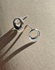 Orbit drop studs silver