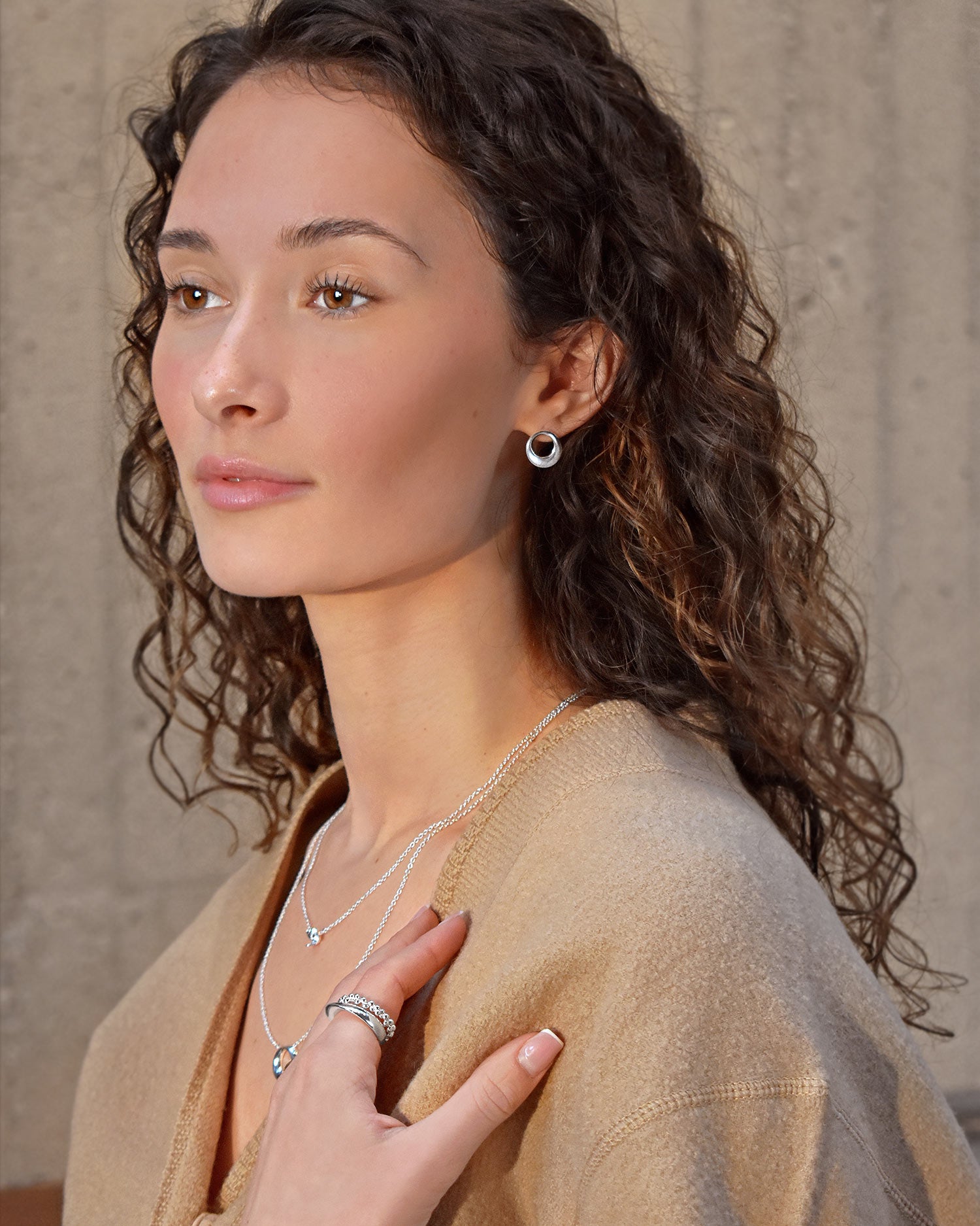 Orbit studs silver