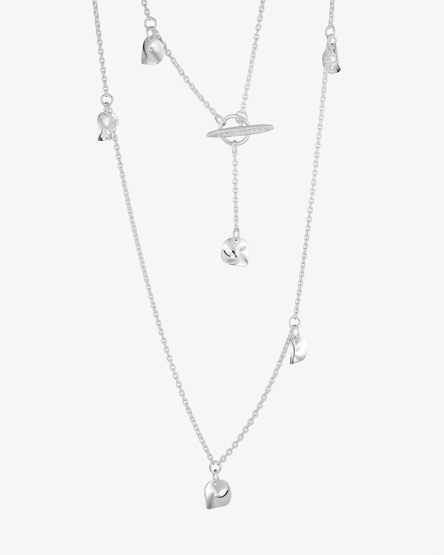 Pacific necklace long silver