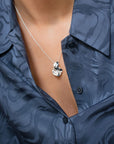 Pacific small necklace silver