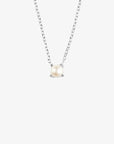 Petite Pearl necklace silver