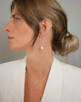 Petite Pearl necklace silver