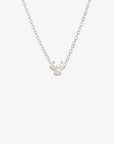 Petite Star pearl necklace silver