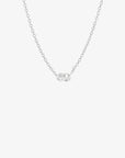 Rocky Shore drop necklace silver
