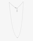 Rocky Shore drop necklace silver