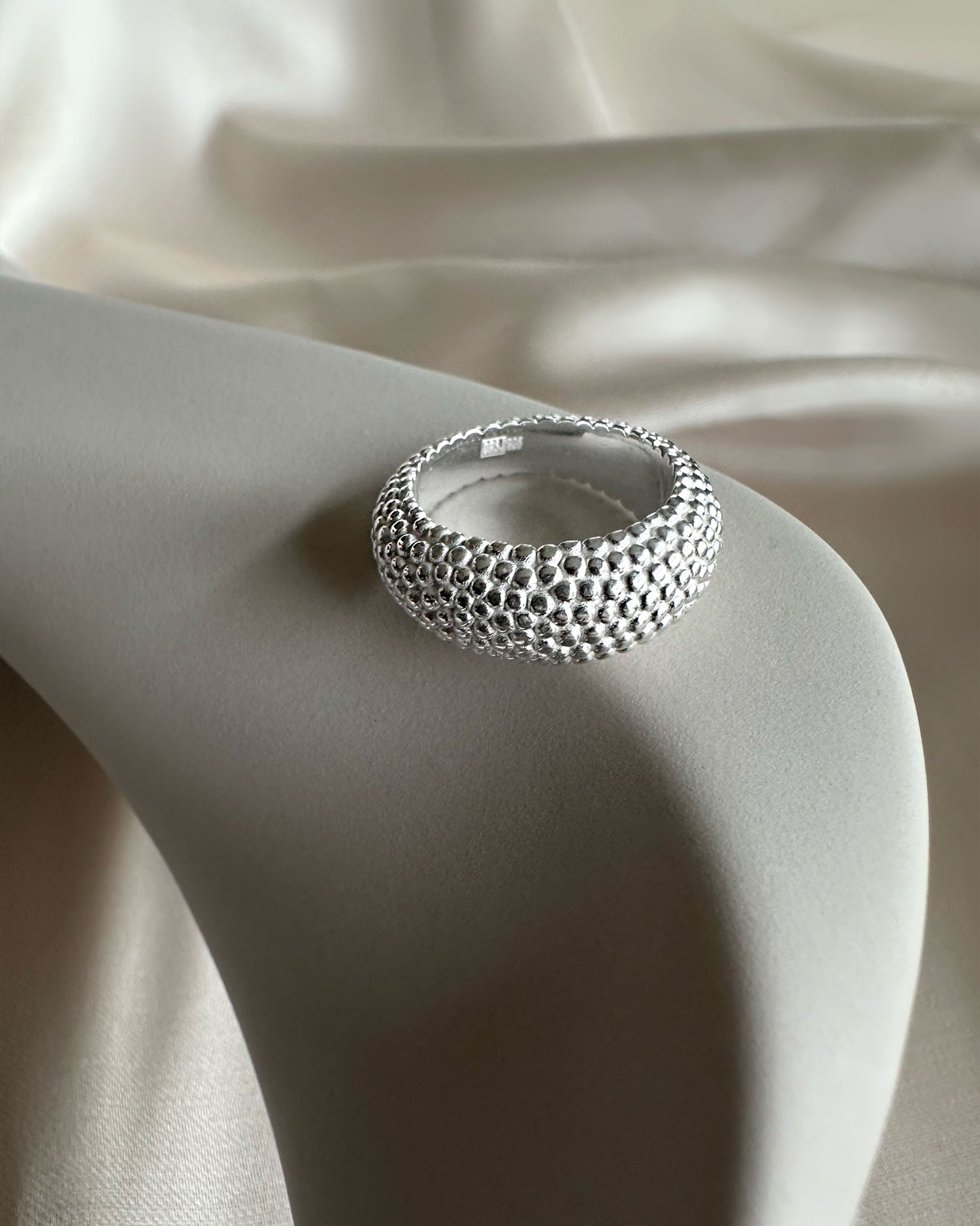 Stardust grande ring silver