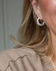 Stardust hoops silver