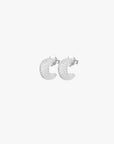 Stardust medium hoops silver