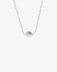 Stardust shine drop necklace silver