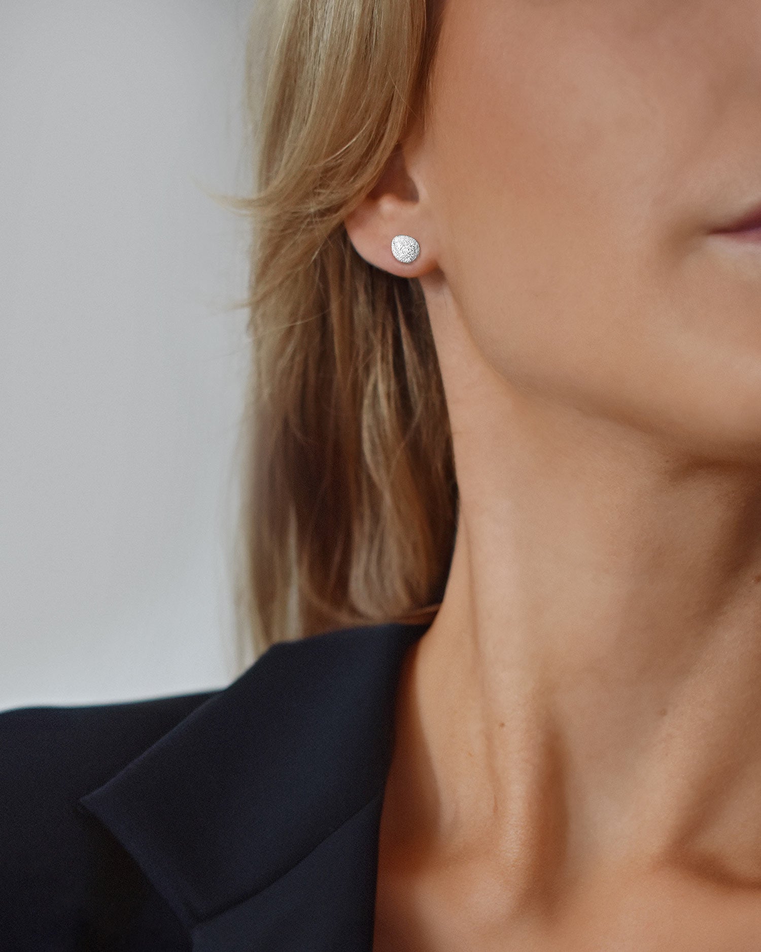 Stardust shine drop studs silver