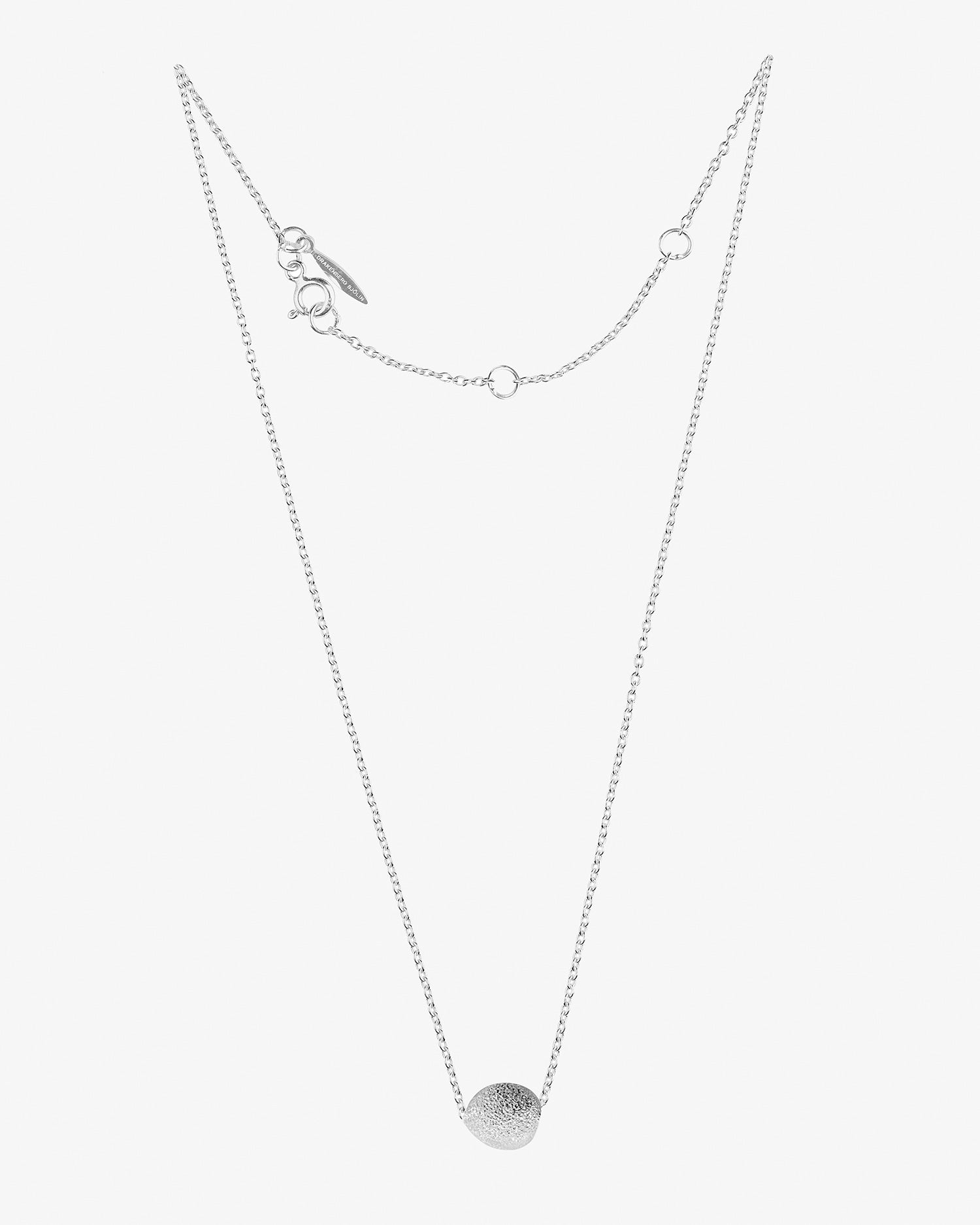 Stardust shine necklace silver
