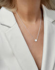 Stardust shine necklace silver