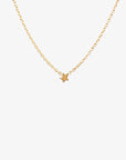 Stella Nova drop necklace gold