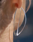 Together big earrings silver