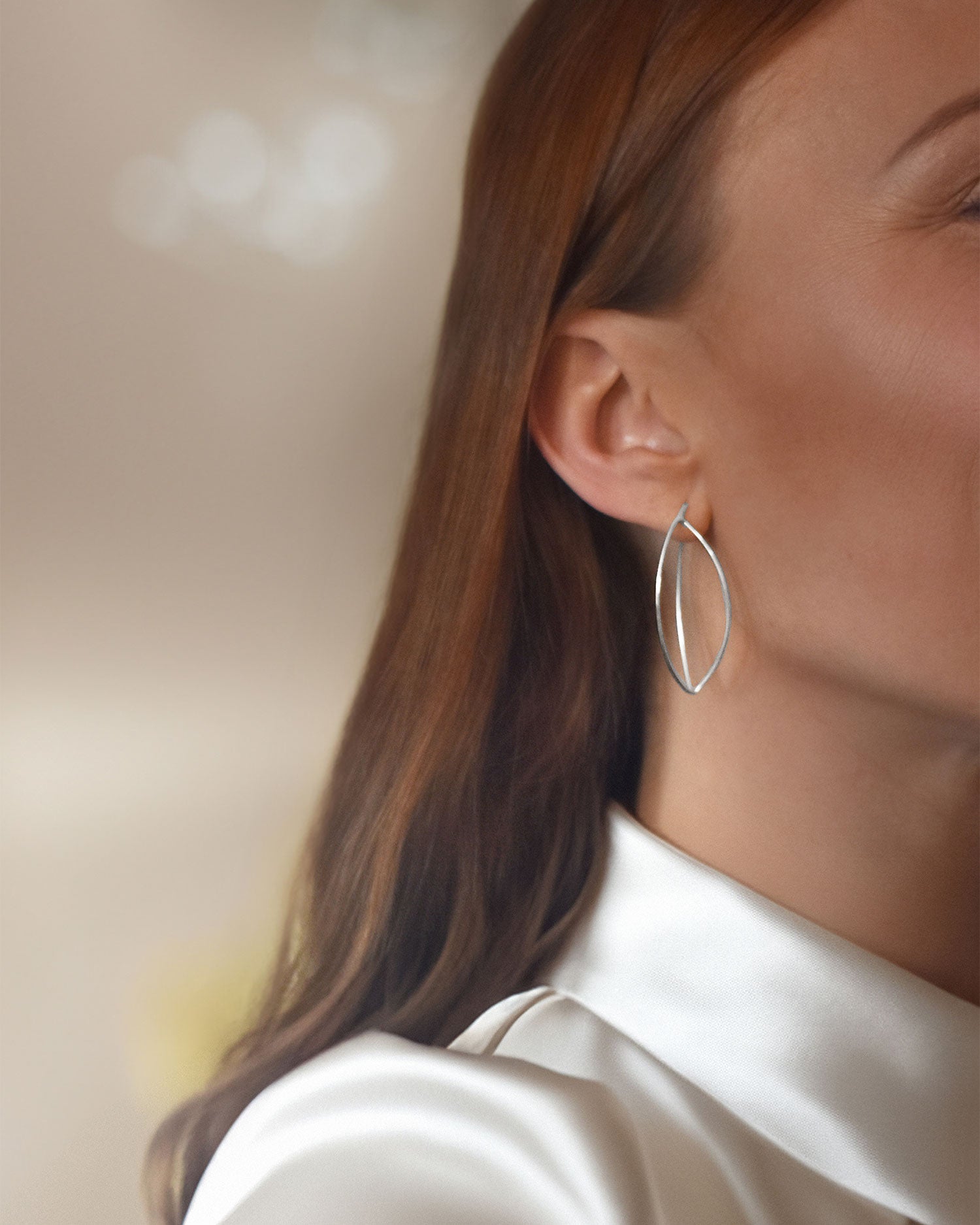 Together big earrings silver
