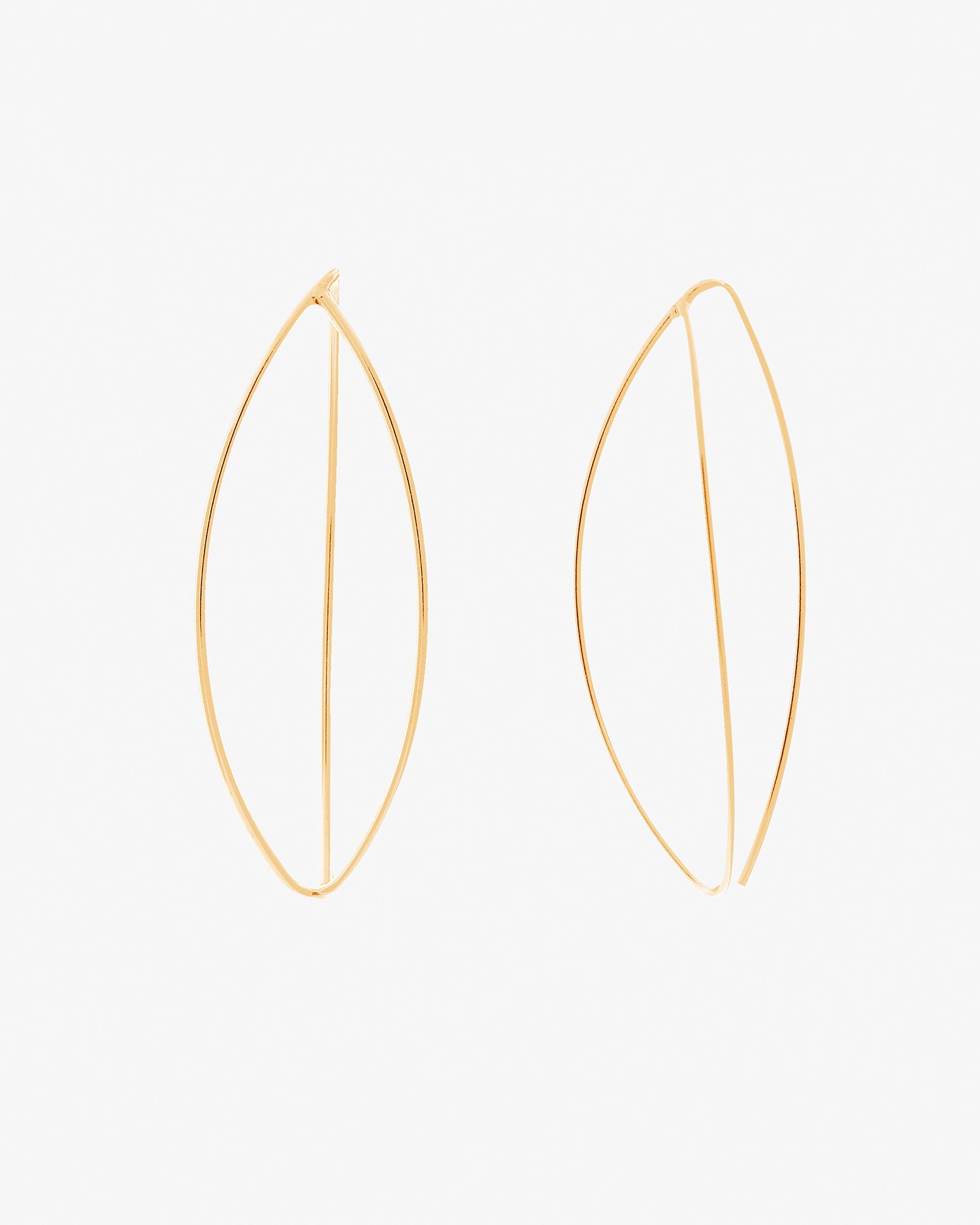 Together big earrings gold