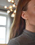 Together big earrings gold