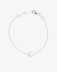 Together drop bracelet silver