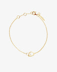 Together drop bracelet gold