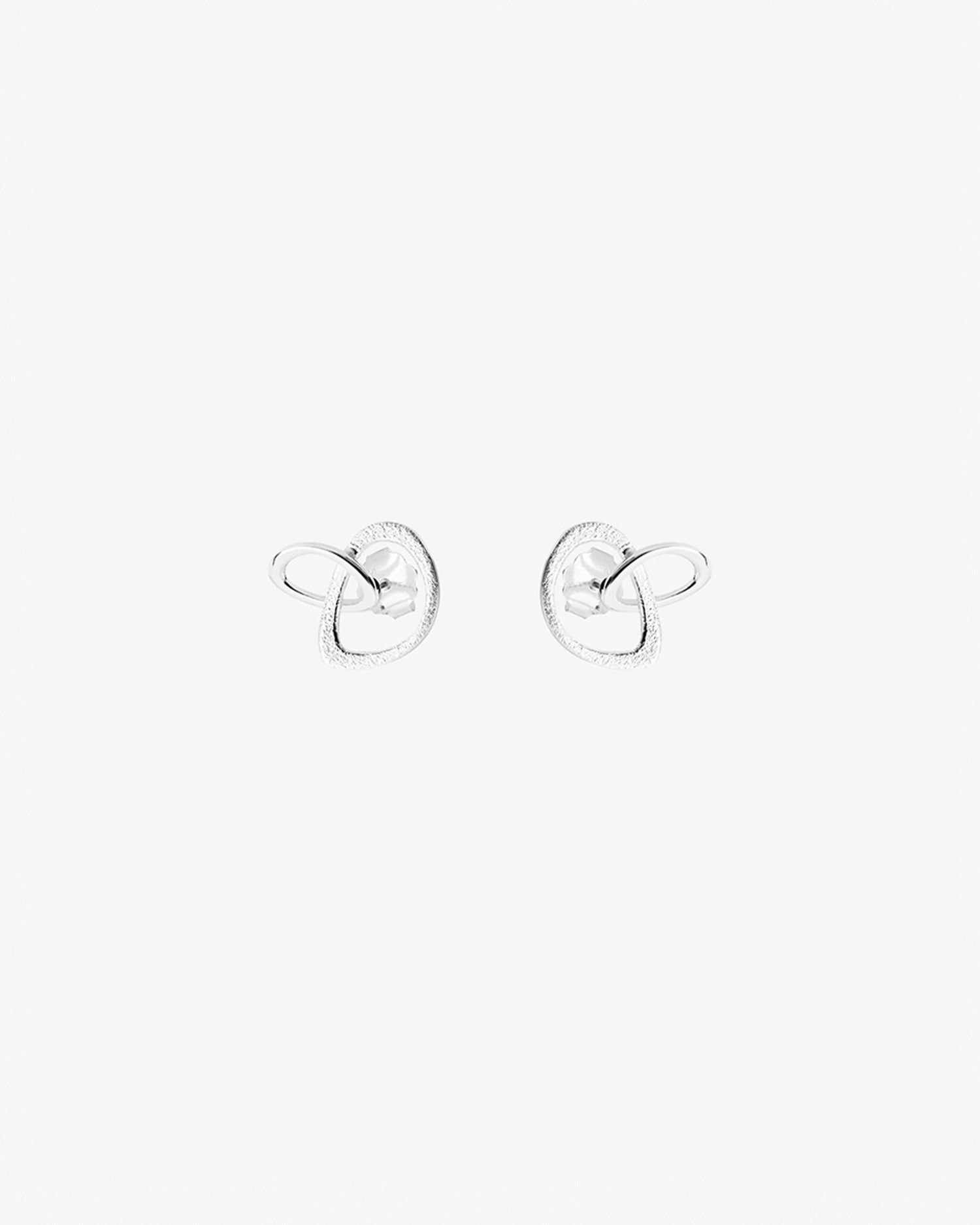 Together drop studs silver