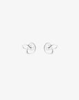 Together drop studs silver