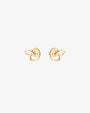 Together drop studs gold