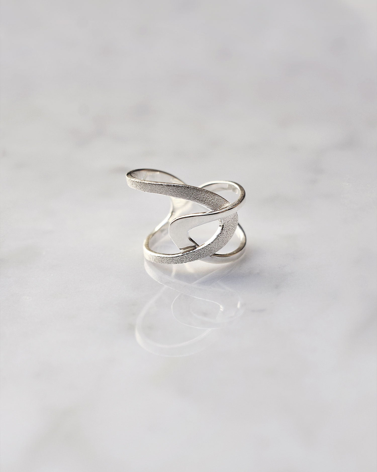 Together grande ring silver