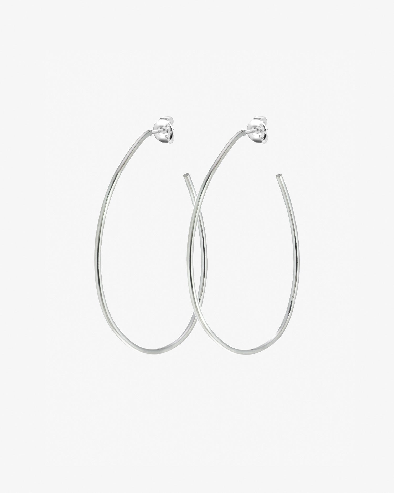 Together hoops silver