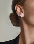 Together medium studs silver