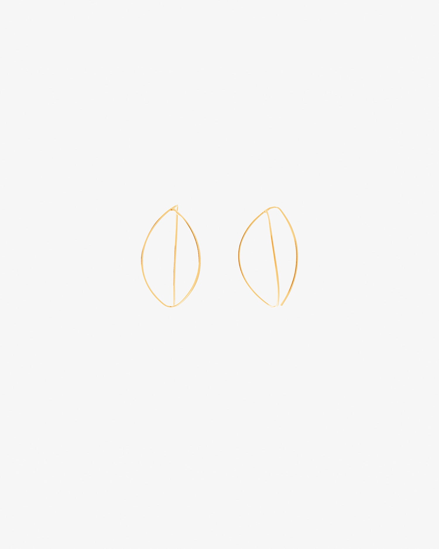 Together mini earrings gold