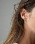 Together mini earrings gold