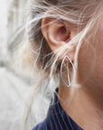 Together small earrings silver