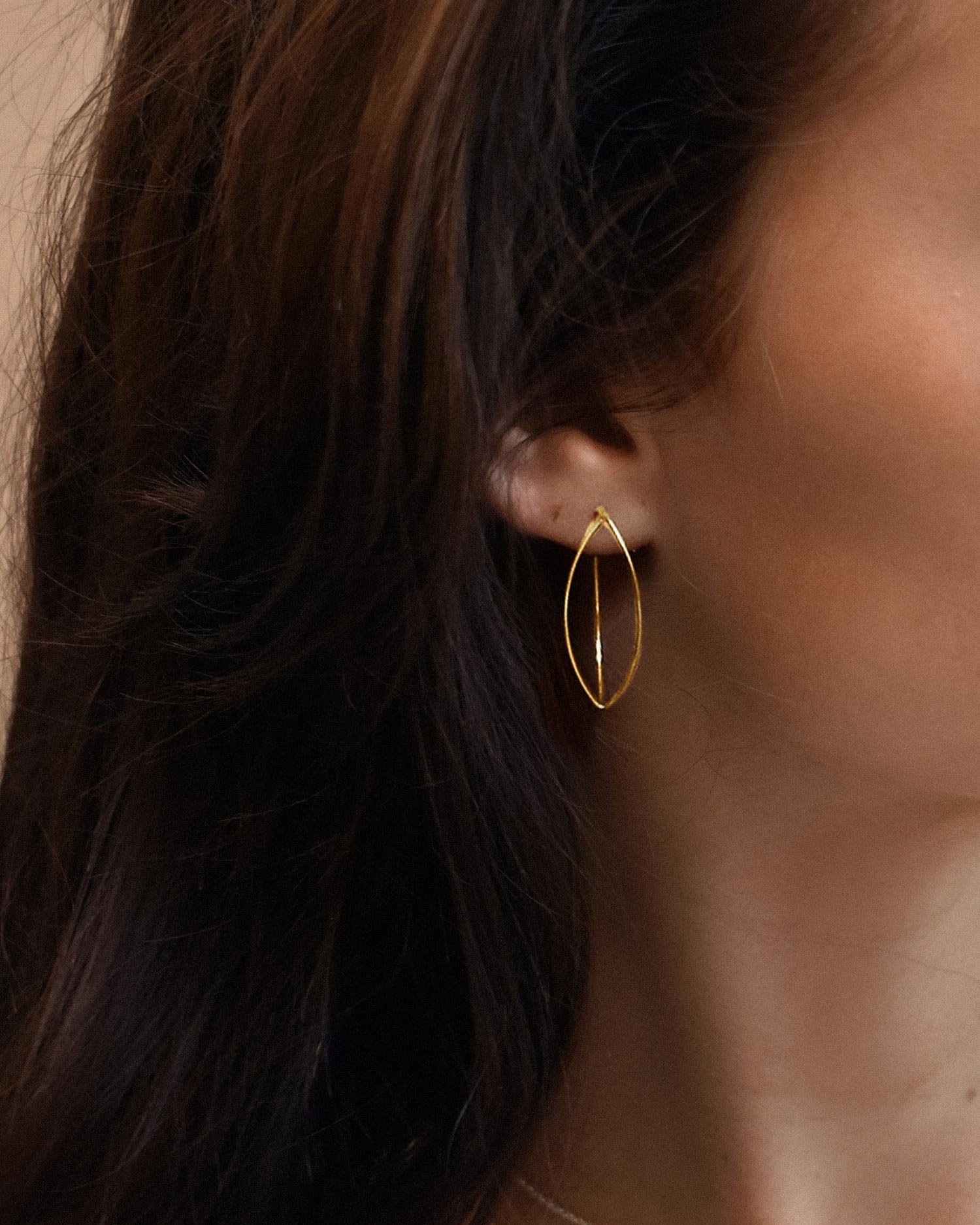 Together small earrings gold