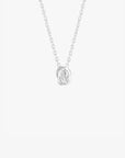 Unity drop necklace silver