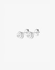 Unity drop studs silver