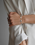 Violet full bracelet silver