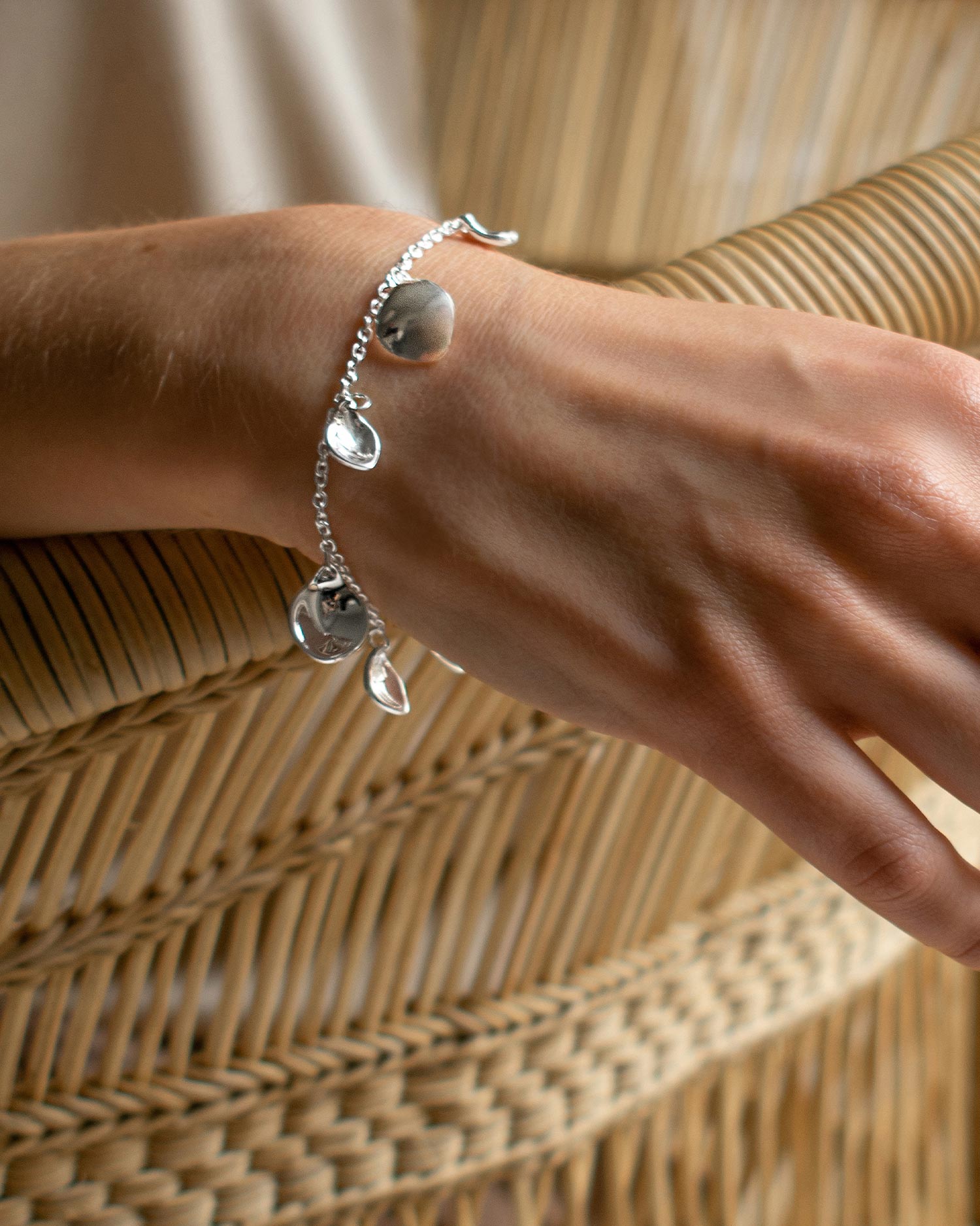Violet full bracelet silver