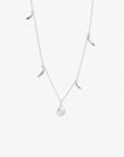 Violet full necklace silver