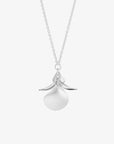 Violet necklace silver