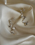 Water Flow earrings silver