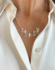Water Flow necklace silver