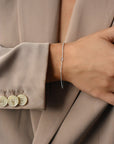 Women Unite drop bracelet silver